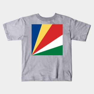 Seychelles flag Kids T-Shirt